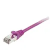 Equip 605551 Equip Câble patch Cat6 S/FTP 2xRJ45 2.00m violet LSZH Polybag