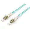 Equip Lwl Patchkabel Lc- Lc 10.00m Multimode Duplex Om3 Turq Polybeutel
