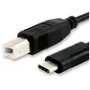 Equip - Câble USB - USB type B (M) pour 24 pin USB-C (M) - USB 2.0 - 3 A - 1 m - moulé - noir