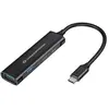 Hub USB 3.0 Conceptronic USB-C/USB-A Aluminium