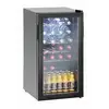 Bartscher Armoire à Boissons Noire 88 L 28 Bouteilles