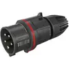 Prise triphasé mâle cee, 5 x 16A avec inverseur de phases Walther Neo