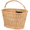 M-Wave Panier De Vélo En Osier Véritable