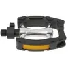 Pédales de vélo de ville WELLGO noires avec clip QRD 9/16 pouces