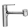 Hansa Ronda Mitigeur de cuisine pivotant, avec douchette extractible, ...