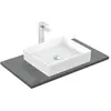 Lavabo 500X420X145 Mm, Sans Ouverture Pour Mitigeur, Blanc Ideal Stand