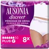 AUSONIA - Discreet Boutique Plus TG Pantalons Absorbants (8 Unités) TU