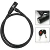 SECURITY PLUS câble-antivol "K88" Ø 12 mm, 120 cm l noir
