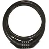 Security Plus SPS 100 Câble antivol noir fermeture à combinaison avec symboles