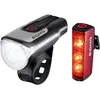 Sigma Kit déclairage de vélo AURA 80 FL / Blaze Set LED à batterie noir