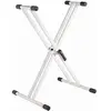 K&M Konig & Meyer 18993 Support Clavier Rick 20 (Blanc)