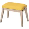K&AMP;M K&M K&m 13947 - Banquette Piano Couleur Grise, Siège Velours Jaune