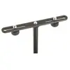 K&M Barre Support de support pour 2 micros Access Micros 23550 23550 - Noir - Filaire