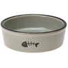 Karlie gamelle pour chats, céramique, gris 200ml Ø12cm