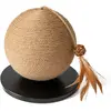 Boule à griffer en bois Karlie Baltiko pour chat - 30 cm de diamètre x...
