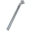 ergotec Seat Post Hook 29.8 x 400 AL6061 T6, Offset 25 mm Silver Polished