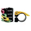 ergotec Collier tige de selle vtt/vtc d31.8 mm noir/rouge alu 6061 + serrage rapide