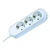 Multiprise - BACHMANN - 387.272 - 3 prises - Blanc - 5m
