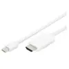 Assmann Digitus Cable Adaptador Mini DisplayPort-HDMI 2m Blanco