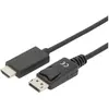 Digitus Câble vidéo-audio DisplayPort - HDMI ASSMANN - 3m triple blindage noir - 3D, HDCP, DPCP, 4K
