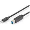Digitus ASSMANN Câble de raccordement USB 3.0, USB-C - USB-B, 1,8 m
