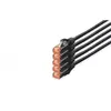 Digitus Cable de Red S-FTP Cat. 6 LSZH 10m Negro 5 Unidades