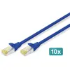 DIGITUS DK-1644-A-030-B Câble patch DIGITUS, cat. 6A, S/FTP, 3,0 m, bleu, set