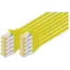Câble réseau jaune 1m Cat6a S-FTP (S-STP) - DIGITUS DK-1644-A-010-Y-10