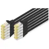 DIGITUS Digitus Câble de brassage CAT 6A S/FTP, 10 pièces