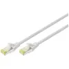 DIGITUS Câble LAN Cat 6A - 2,5m - RJ45 Câble réseau - S/FTP Blindé - Compatible Cat-6 & Cat-7 - Gris