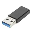 Digitus - Adaptateur USB - 24 pin USB-C (F) pour USB (M) - USB 3.0 - 3 A - noir