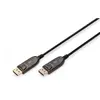 Digitus Cable de Fibra Óptica DisplayPort UHD 8K Macho/Macho 15m Negro