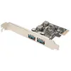 DIGITUS - Adaptateur USB - PCIe 2.0 profil bas - USB 3.0 x 2
