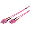 Câble fibre optique duplex 50/125 OM4 SC SC - DIGITUS - DK-2522-02-4 - Violet