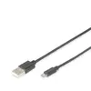 Digitus ASSMANN - Câble USB - Micro-USB de type B (M) pour USB (M) - 1 m - moulé - noir