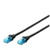 Câble de réseau - DIGITUS - DK-1512-010/BL - Noir - CAT 5e - UTP