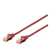 Assmann Electronic DIGITUS Câble LAN Cat 6-5m - RJ45 Câble réseau - S/FTP blindé - Compatible Cat 6A & Cat 7 - Rouge