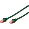 DIGITUS Câble LAN Cat 6-1m - RJ45 Câble réseau - S/FTP blindé - Compatible Cat 6A & Cat 7 - Vert