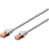 Câble réseau RJ45 CAT 6 S/FTP 2.00 m gris sans halogène - Digitus