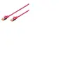 DIGITUS Câble LAN Cat 6-0,5m - RJ45 Câble réseau - S/FTP blindé - Compatible Cat 6A & Cat 7 - Rouge