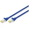 Digitus 5m Cat6a S/FTP câble de réseau S/FTP (S-STP) Bleu (CAT 6A S/FTP