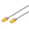 Assmann Electronic DIGITUS Câble LAN Cat 6A - 10m - RJ45 Câble réseau - U/UTP Non blindé - Compatible Cat-6 & Cat-7 - Gris