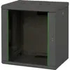 Digitus DN-19 12-U - Boîtier à montage mural (120 V) - montable sur mur - noir, RAL 9005 - 12U - 19"