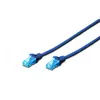 Câble de raccordement DIGITUS DK-1512-020/B - 2m - Cat5e U/UTP - Bleu