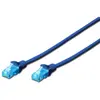 Câble de réseau - DIGITUS - DK-1512-010/B - 1m - CAT 5e - Bleu