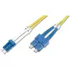 Digitus Cable de Conexión de Fibra Óptica Dúplex LC a SC 2m Amarillo