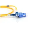 Digitus Cable de Conexión de Fibra Óptica Dúplex LC a SC 3m Amarillo