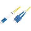 Digitus Cable de Conexión de Fibra Óptica Dúplex LC a SC 10m Amarillo