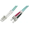 Câble patch fibre optique DIGITUS 2 x ST - LC-Duplex OM3 2,0 m