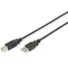 Digitus ASSMANN - Câble USB - USB (M) pour USB type B (M) - USB 2.0 - 5 m - noir